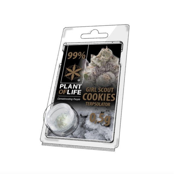 Cristaux CBD 99% Girl Scout Cookies terpsolator | PLANT OF LIFE