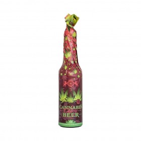 Bière CBD - bouteille habillée 33cl | MULTITRANCE & HAZE (Rouge)