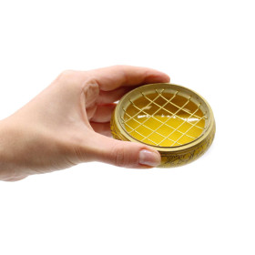 Pot d'Encens Charbon Chakra Racine en Laiton