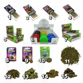 Vitrine Complète Fleurs & Résine - CBDeau