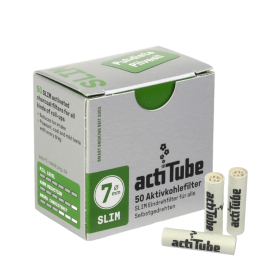 Filtre à Charbon Slim 7mm x 50pcs - ActiTube
