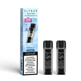 Pod Myrtille 2ml Elfa Pro - ElfBar (pack de 2) (10 mg/ml)