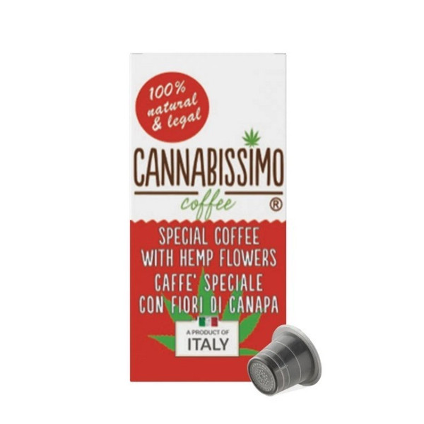 Café fleurs de chanvre - capsules | CANNABISSIMO