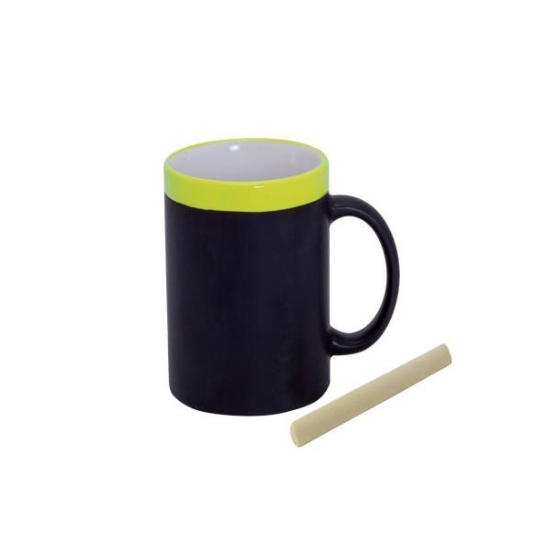 Mug ardoise & craie (Rouge)