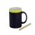 Mug ardoise & craie (Jaune)