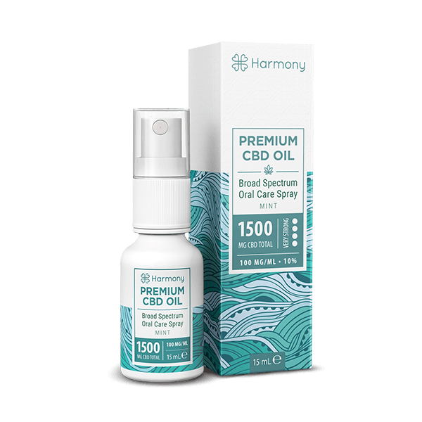 Huile CBD 10% broad spectrum menthe | HARMONY