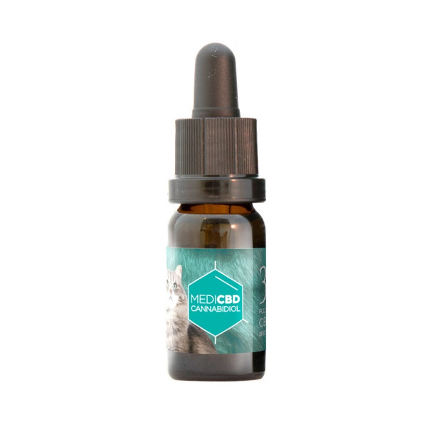 Huile CBD 3% full spectrum chat | MEDICBD