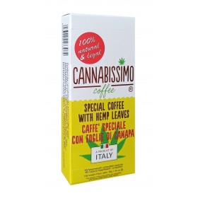 Café feuilles de chanvre - capsules | CANNABISSIMO