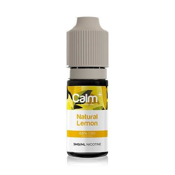E-liquide CBD Natural Lemon 10ml Calm+ by Minimal - FUU (05 mg/ml)