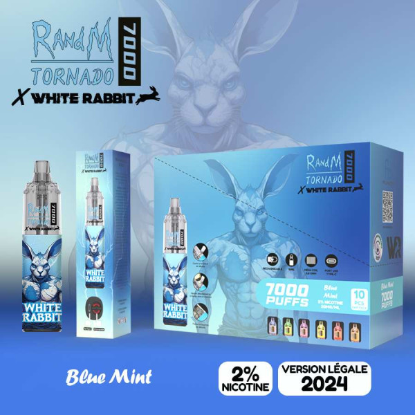 White Rabbit x RandM Tornado 7000 Blue Mint