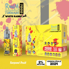 White Rabbit x RandM Tornado 7000 Serpent Fruit