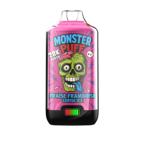 Puff Monster Puff 28k Fraise Framboise Cerise Ice (10 mg/ml)