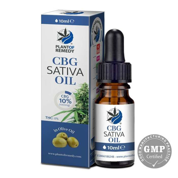 Huile CBG 10% olive | PLANT OF REMEDY