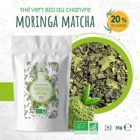 Thé au CBD bio moringa matcha | POP CBD