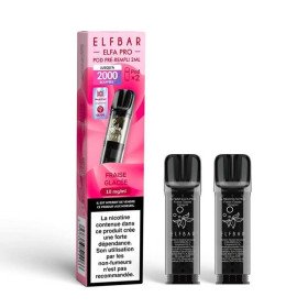 Pod Fraise Glacee 2ml Elfa Pro - ElfBar (pack de 2) (10 mg/ml)