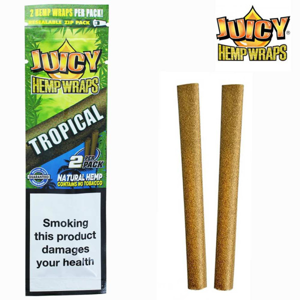 Blunt de chanvre Tropical Boîte de 25 paquets | JUICY JAY'S