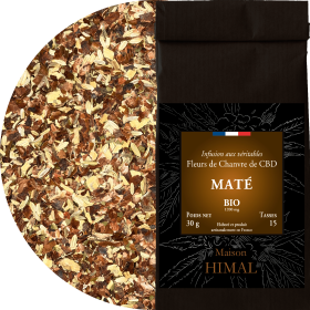 Tisane CBD bio maté - en vrac | MAISON HIMAL