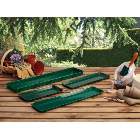 Grand plateau de rebord de fenêtre vert