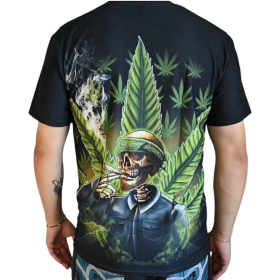 T-shirt Cannabis Skull (M)