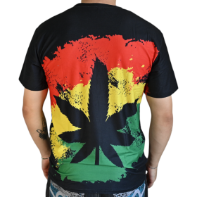 T-shirt Cannabis Rasta (XL)