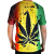 T-shirt Cannabis Style Rasta (L)