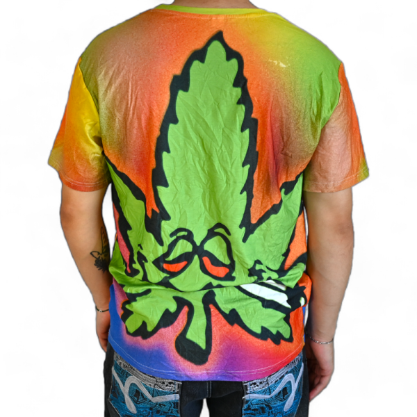 T-shirt Cannabis Multicolore (XL)