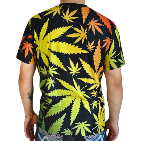 T-shirt Cannabis Multicolore (XL)
