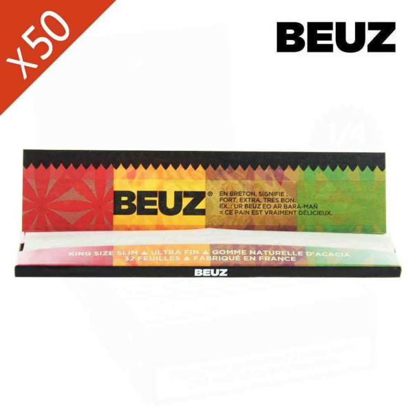 Boîte de 50 carnets Beuz Hemp Bio King Size