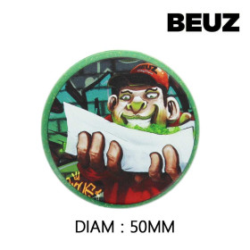 Boîte de 12 Grinders en chanvre biodégradable vert Rolling 50mm