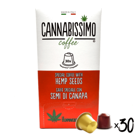 Café aux Graines de Chanvre Cannabissimo  - 30 capsules