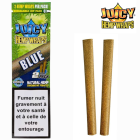 Blunt de chanvre Blue Boîte de 25 paquets | JUICY JAY'S