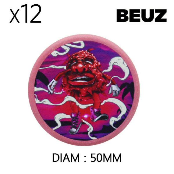 Boîte de 12 Grinders en chanvre biodégradable Pink Bloodybud 50mm