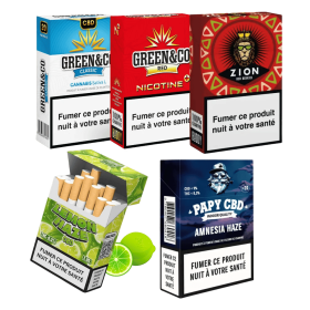 5 Cigarettes CBD Premium - Pack Découverte 1