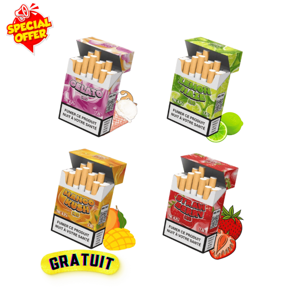 Pack 4 Cigarettes CBD Cocoribud Premium