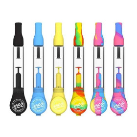 H2OG Swap Sunakin - Pipe à eau portable en silicone et verre (Sherbert)