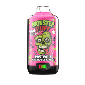Puff Monster Puff 28k Pasteque Framboise Givree (20 mg/ml)