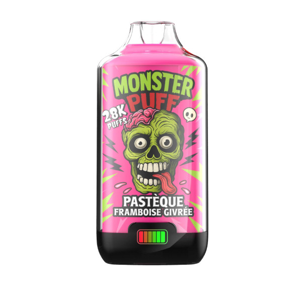 Puff Monster Puff 28k Pasteque Framboise Givree (10 mg/ml)