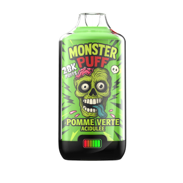 Puff Monster Puff 28k Pomme Verte Acidulee (10 mg/ml)