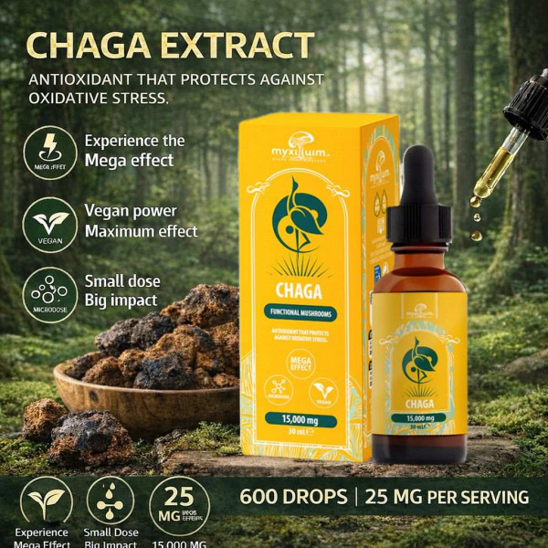 Extrait de Champignon Chaga MYXILLUIM  30 ml | PLANT OF LIFE