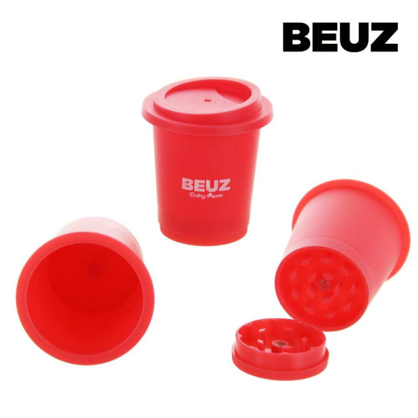 Lot de 18 Boites en plastique Beuz avec mini Grinder