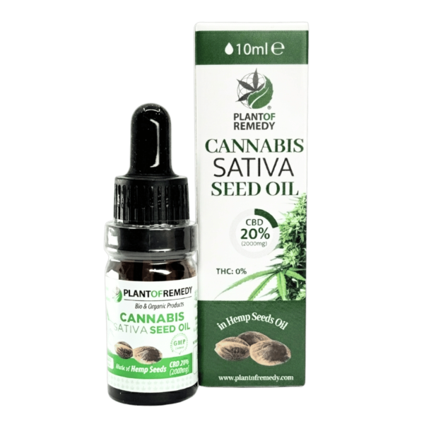 Huile CBD 20% graines de chanvre | PLANT OF REMEDY