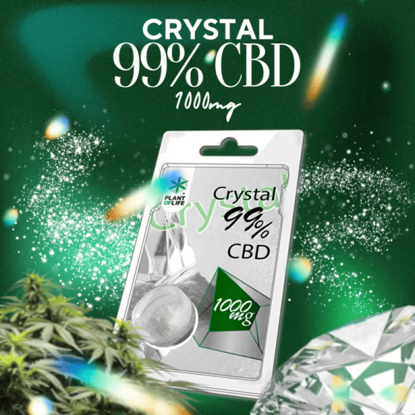 Cristaux CBD 99% 1000mg | PLANT OF LIFE