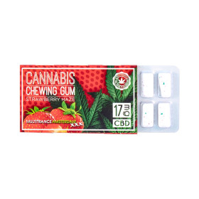 Boîte de 24 Chewing-gum CBD fraise | MULTITRANCE