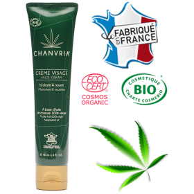 Crème visage huile de chanvre bio | CHANVRIA