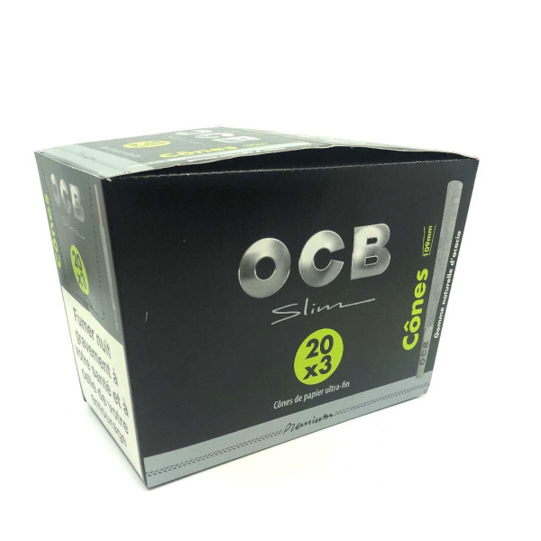 Cônes pré-roulés slim x 3 - lot de 20 | OCB
