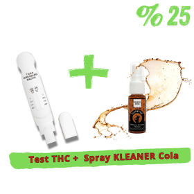 Pack Test THC + Spray KLEANER KLEANTOX Cola
