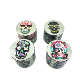 Grinder 40mm hippie skull | CHAMP HIGH (Modèle 4)