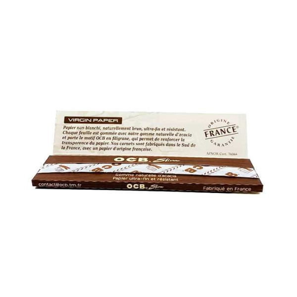 Feuilles slim non-blanchies x 32 | OCB