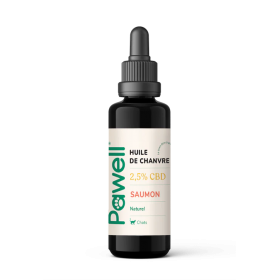 Huile CBD 2,5% full spectrum chat | PAWELL