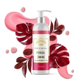 Crème de massage CBD period...